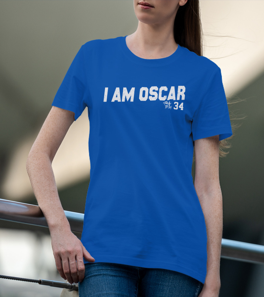 I Am Oscar Ha Se Wo 34 Royal T-Shirt