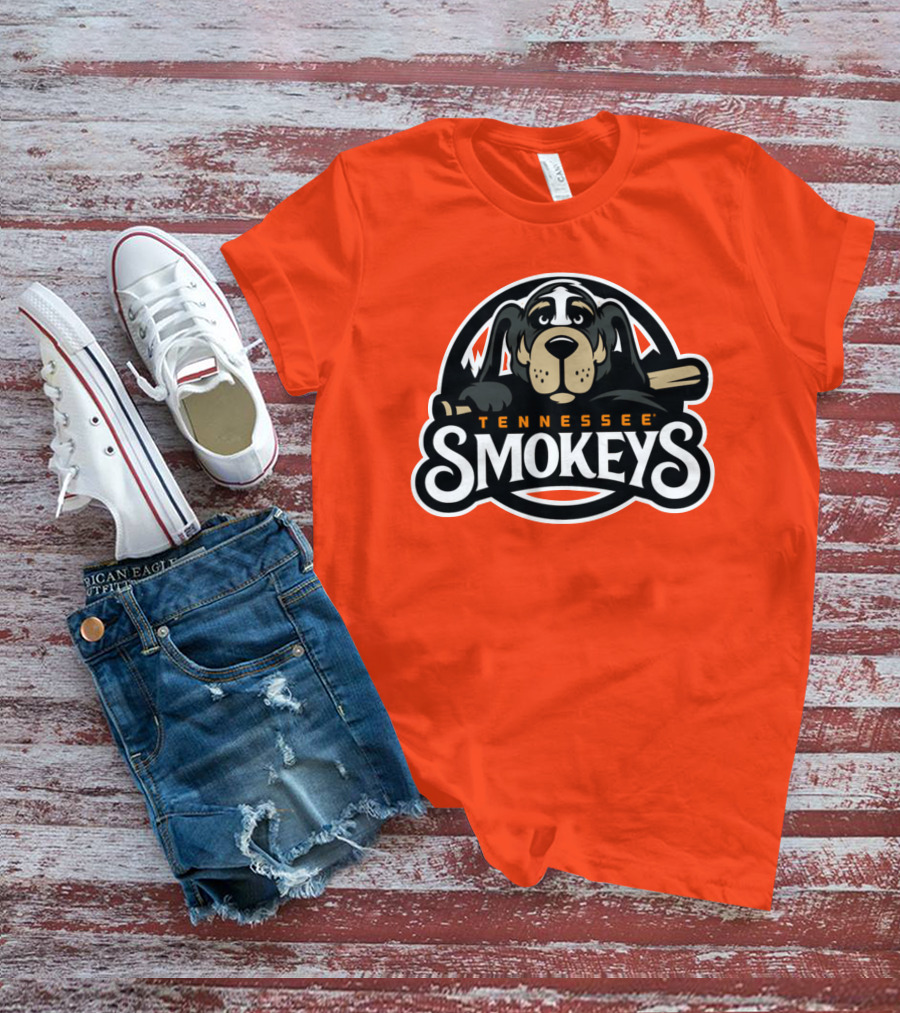 Tennessee Smokeys Baseball Team Mascot T-Shirt