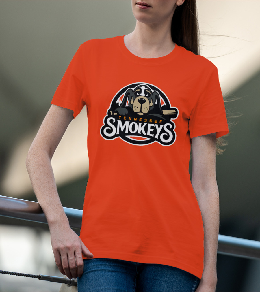 Tennessee Smokeys Baseball Team Mascot T-Shirt
