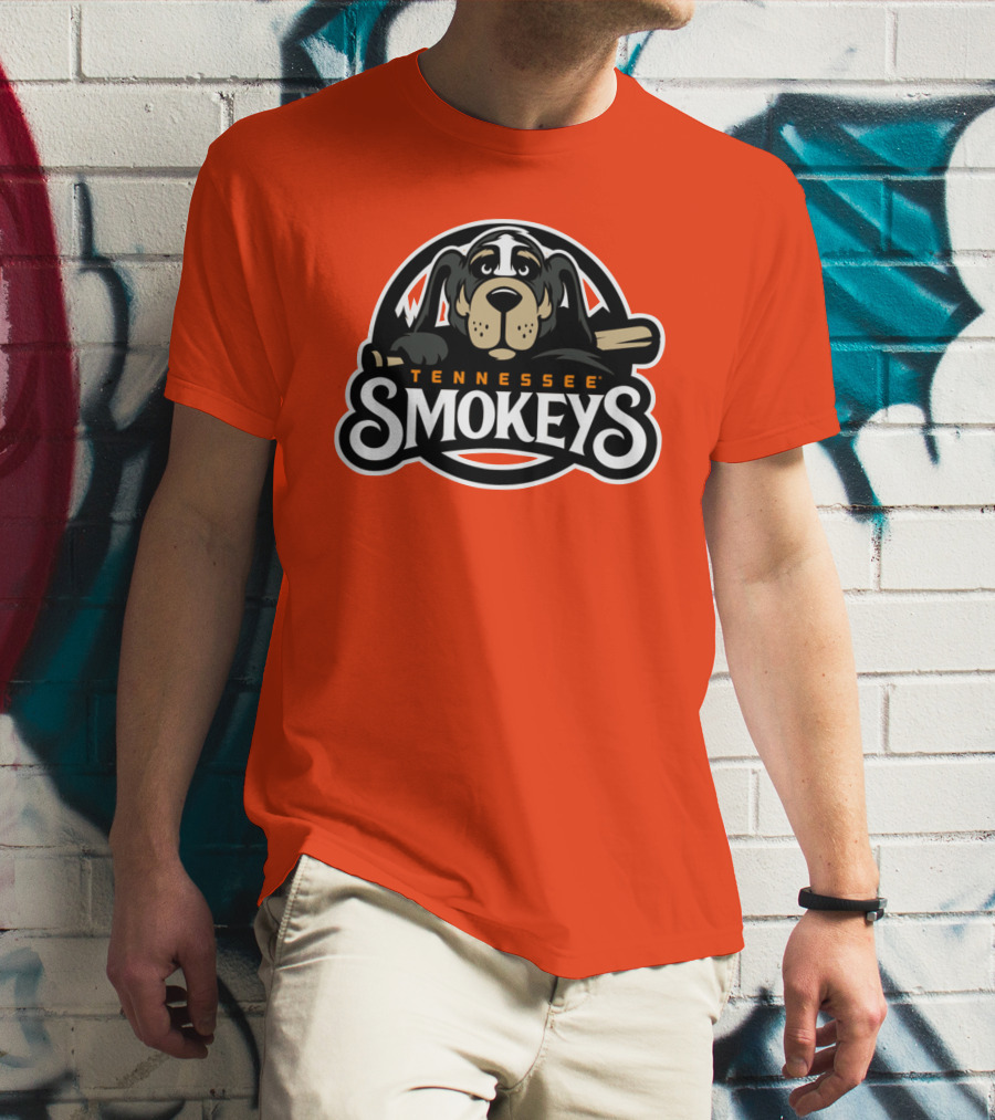 Tennessee Smokeys Baseball Team Mascot T-Shirt