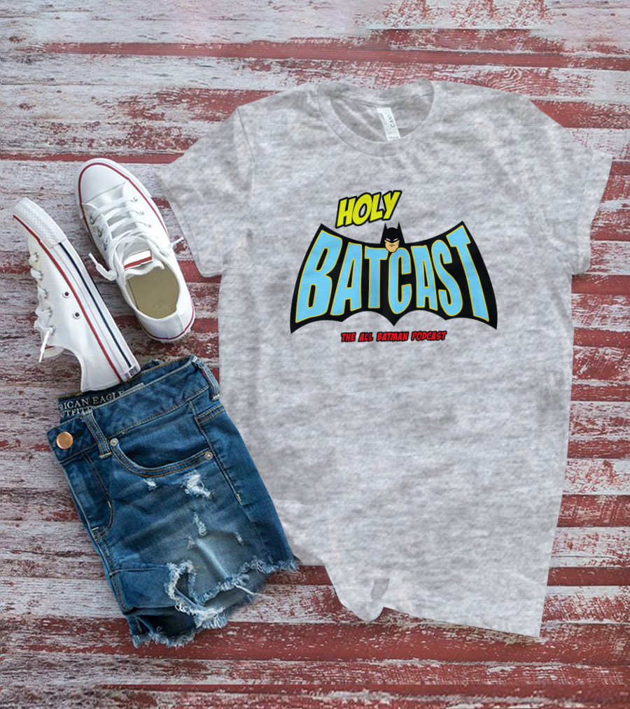 Holy Batcast The All Batman Podcast Classic Bat Emblem T-Shirt