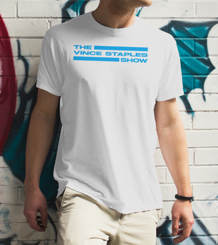 THE VINCE STAPLES SHOW Blue Text T-Shirt