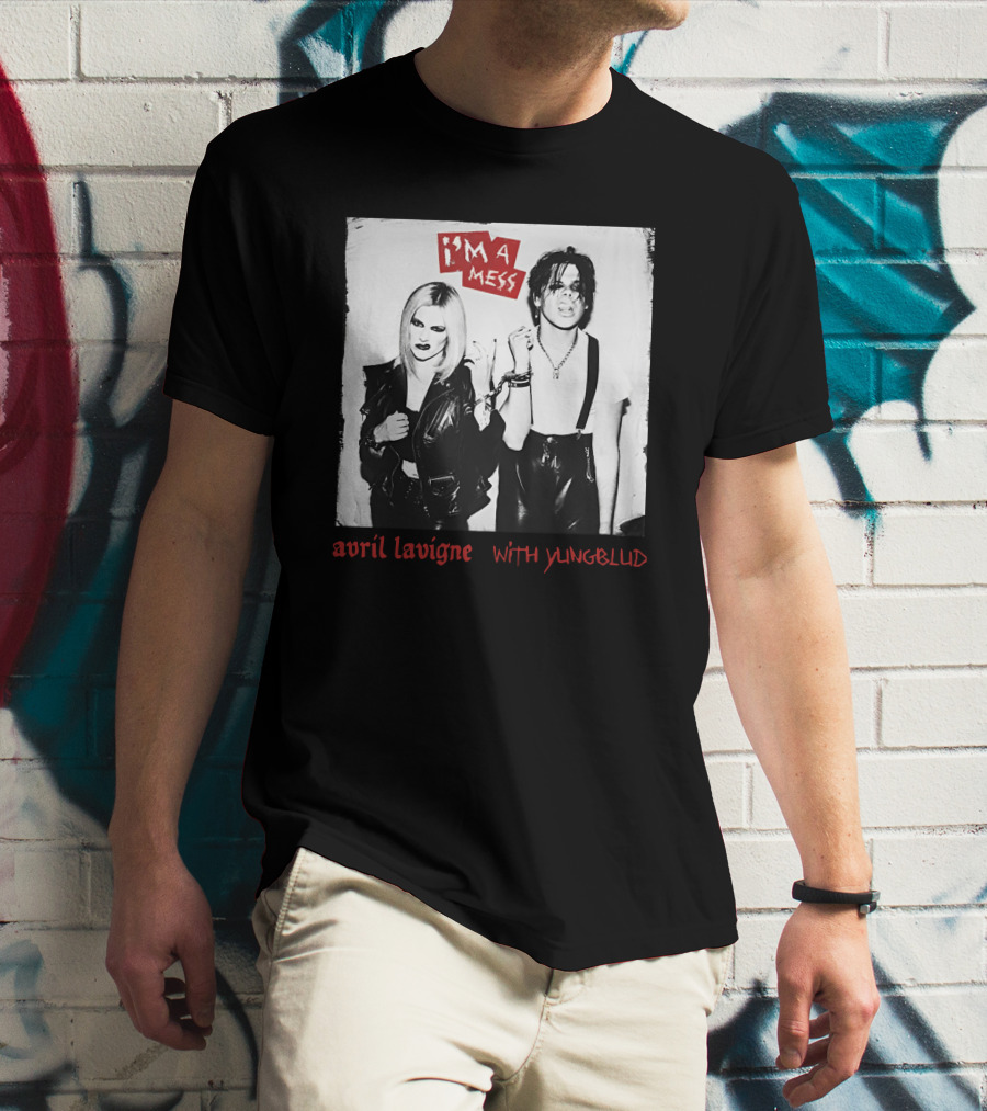 Avril Lavigne I'm A Mess With Yungblud T-Shirt