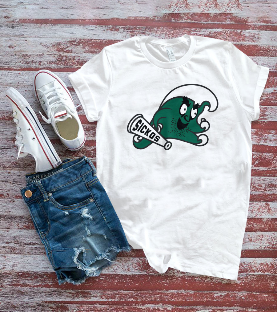 Sickos Committee Mascot Waving A Megaphone T-Shirt