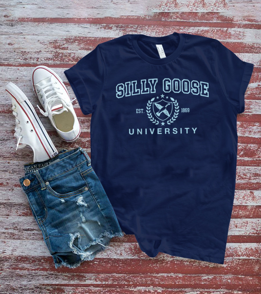Silly Goose University Est 1869 Laurel Crest T-Shirt