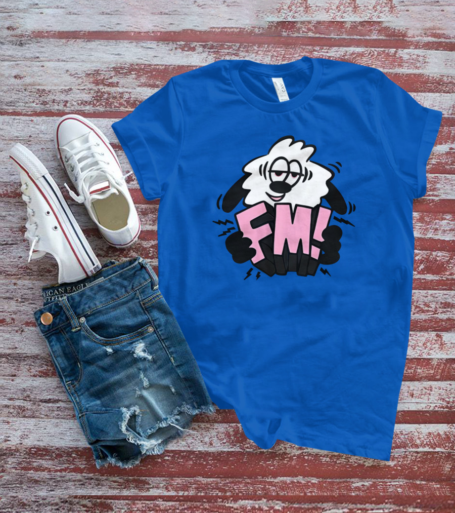 Vs X Verdy FM Cartoon Sheep Complex Con Blue T-Shirt