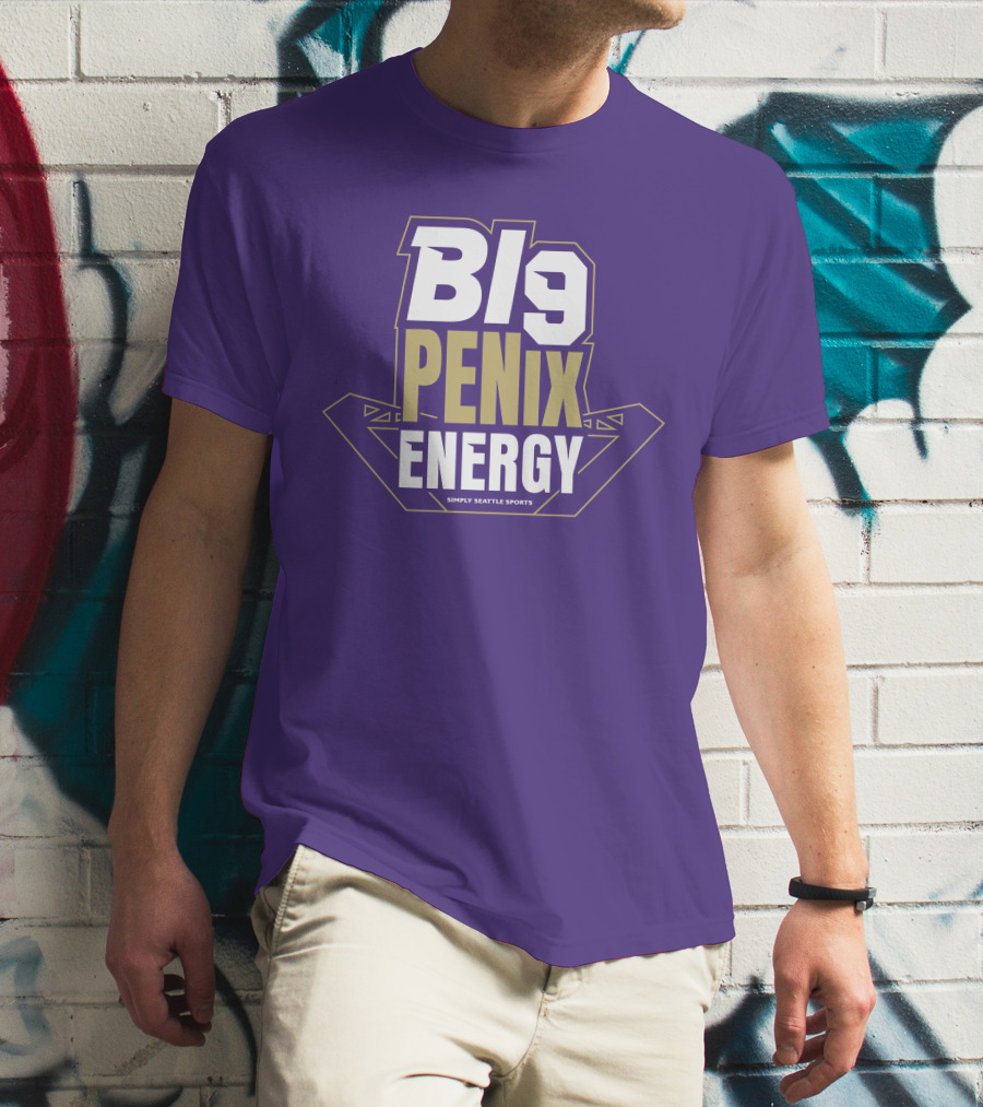 Big Penix Energy Simply Seattle Sports T-Shirt