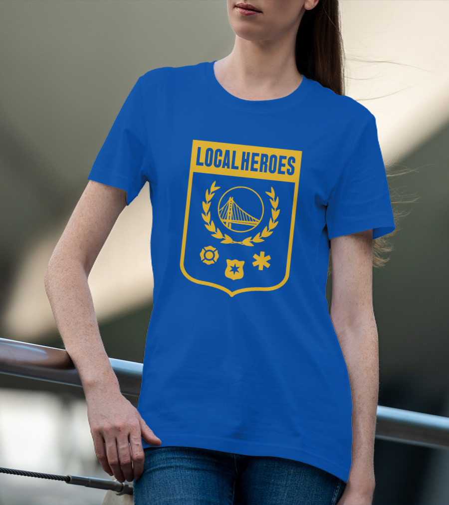 Local Heroes Badge With Bridge And Emblems T-Shirt