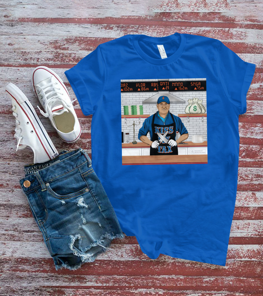 Kiss My Tex New York Money Chef Stock Market Cooking T-Shirt