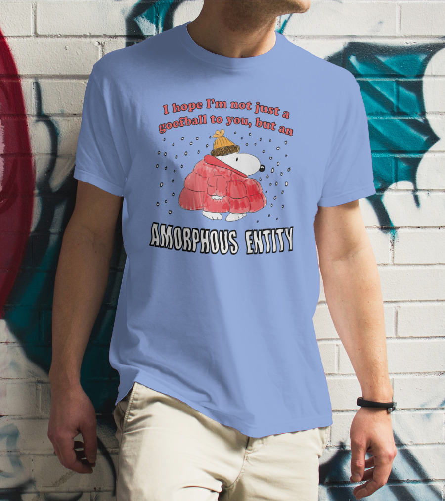 I Hope I'm Not Just A Goofball To You But An Amorphous Entity In Winter Wear T-Shirt