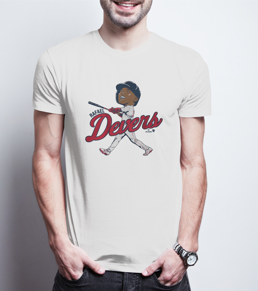 Rafael Devers Baseball Caricature Sports T-Shirt