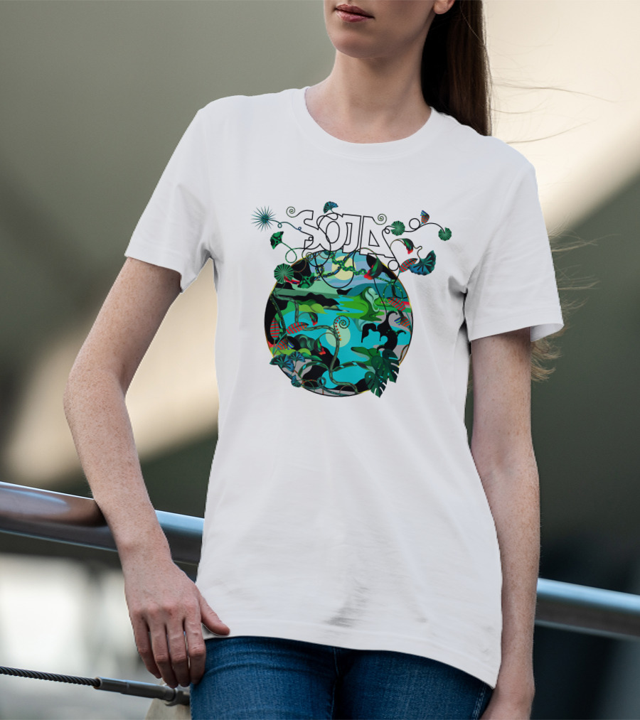 SOJA Earthy Jungle Nature Design Soja Gear T-Shirt