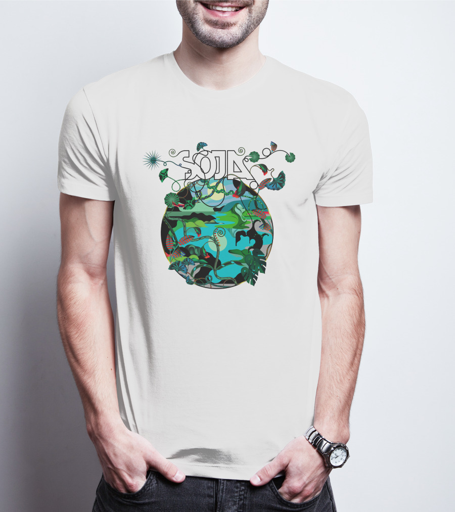 SOJA Earthy Jungle Nature Design Soja Gear T-Shirt