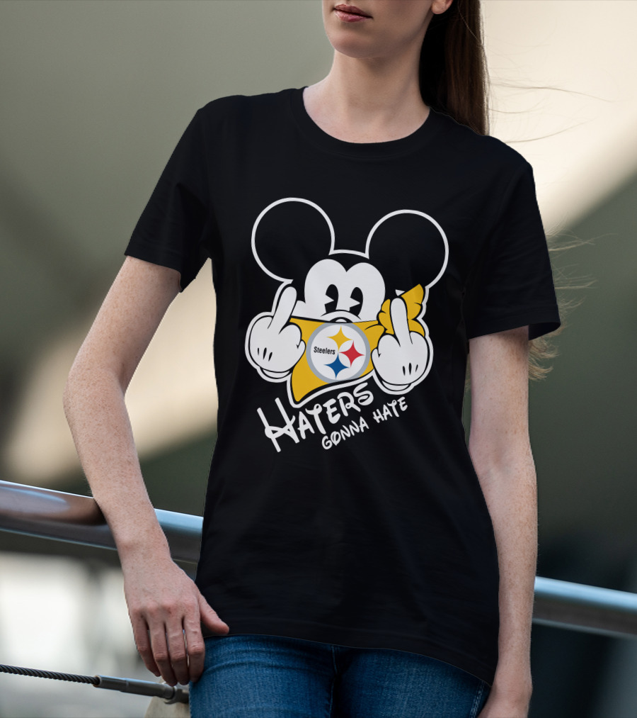 Haters Gonna Hate Mickey Mouse Steelers T-Shirt