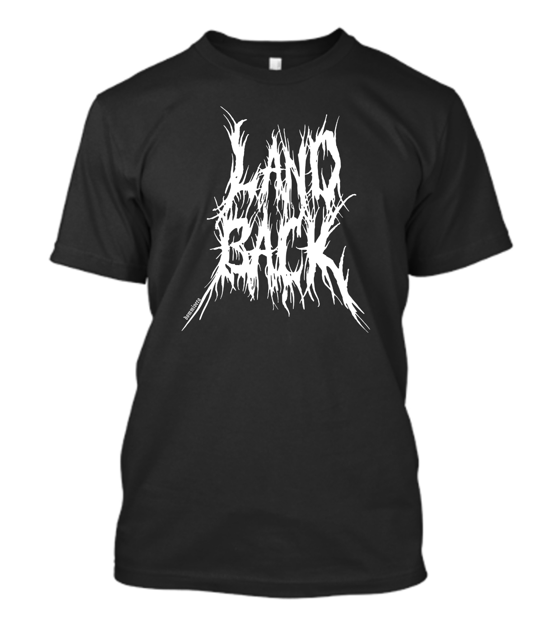 Land Back Dommivera Auntie Ag Black Metal T-Shirt
