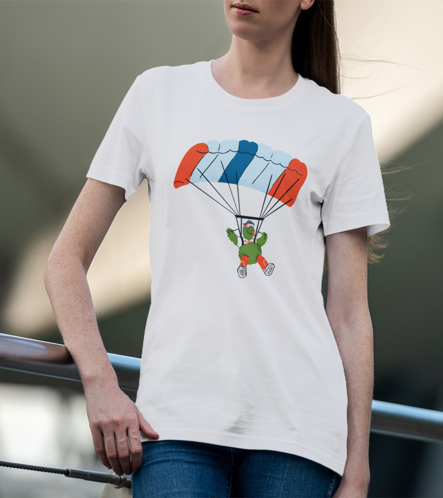 Baseballin Parachuting Mascot On Our Way To A 162-0 Season T-Shirt