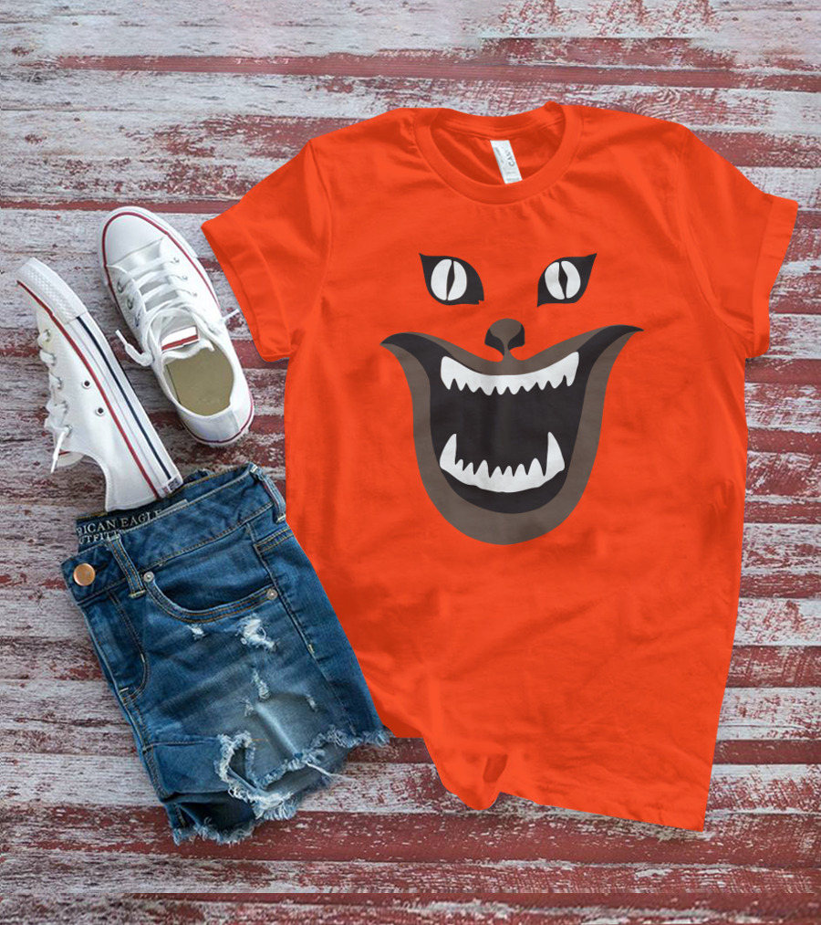 Criterion Channel The Criterion House Horror Cat Face Criterion Merch T-Shirt
