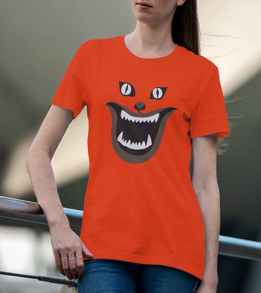 Criterion Channel The Criterion House Horror Cat Face Criterion Merch T-Shirt