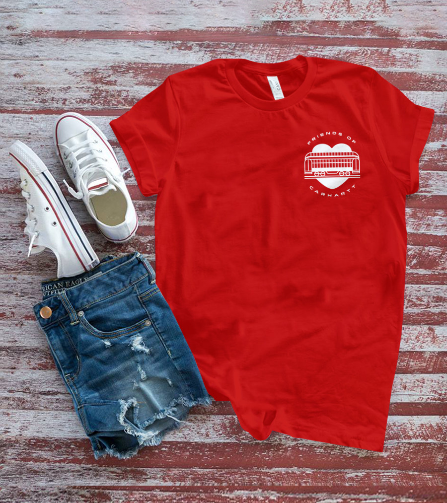 Friends Of Carhartt Heart And Trolley Symbol T-Shirt