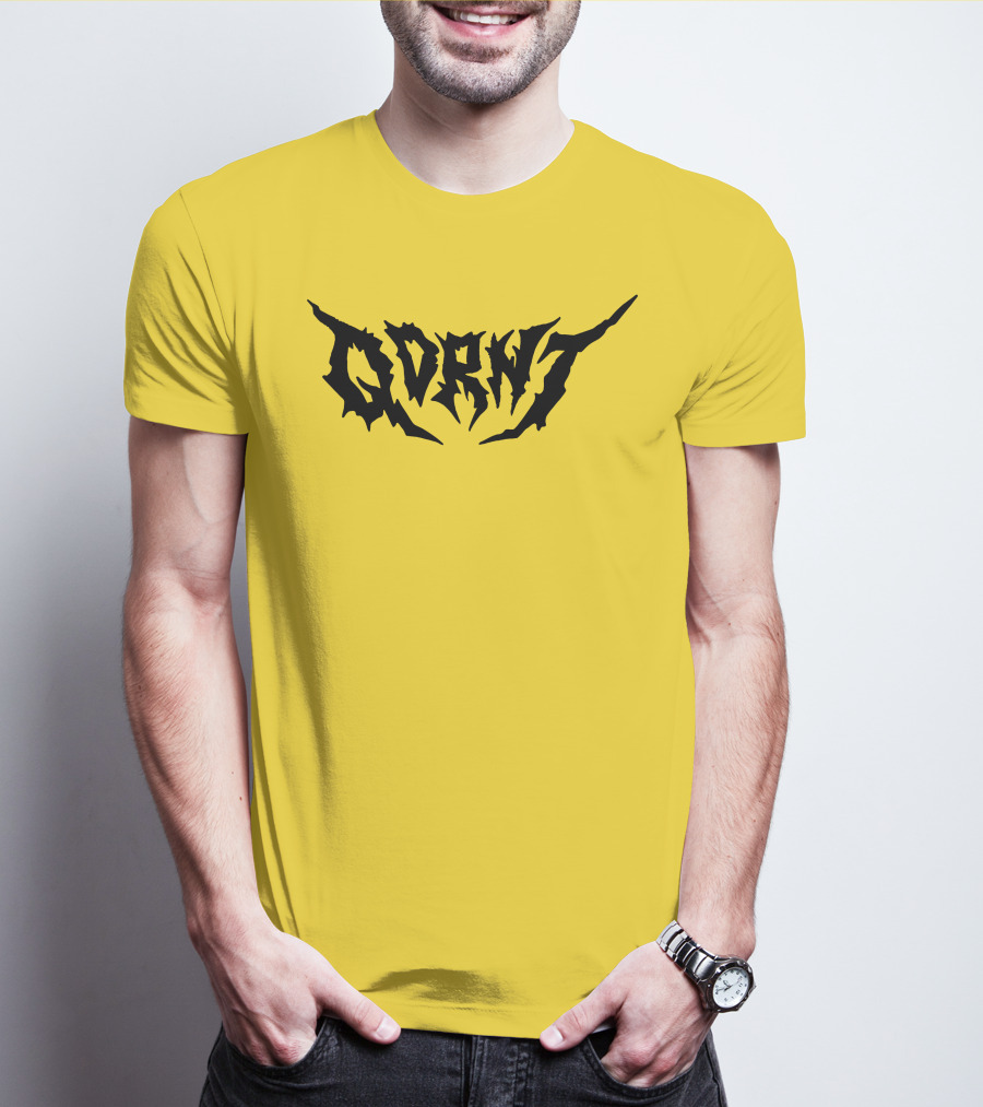 Qdrnt Gothic Style Text With Jagged Font T-Shirt