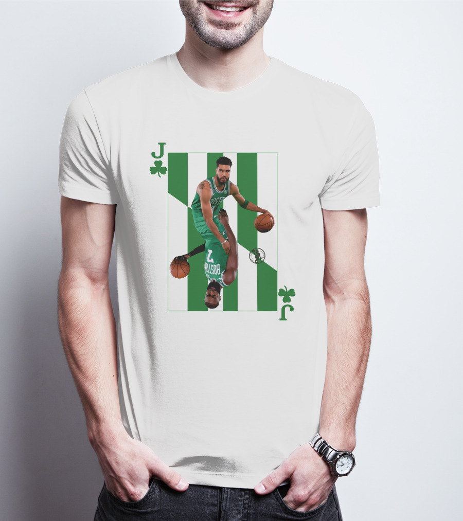 Jason Tatum And Jaylen Brown The Jays Boston Celtics Playing Card T-Shirt
