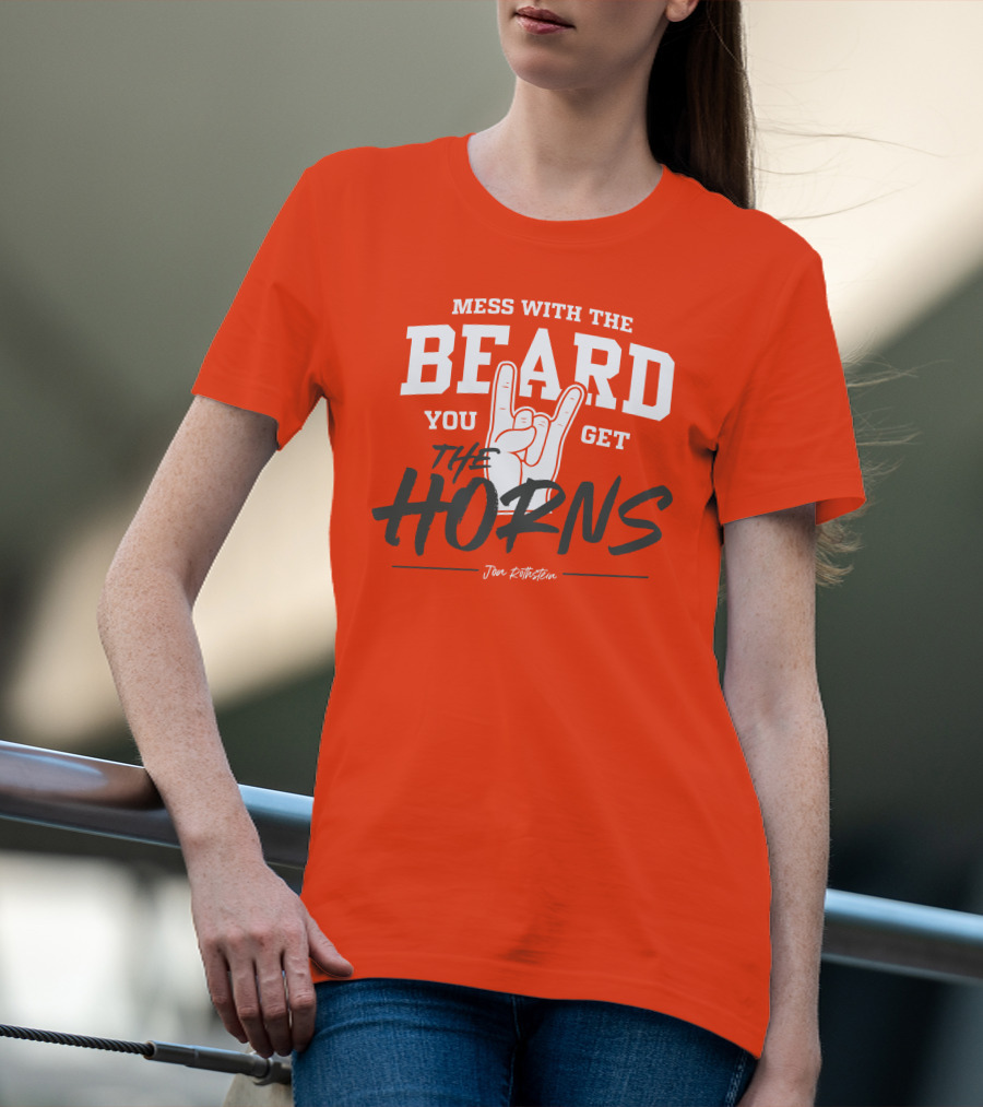 Mess With The Beard You Get The Horns Jon Rothstein T-Shirt