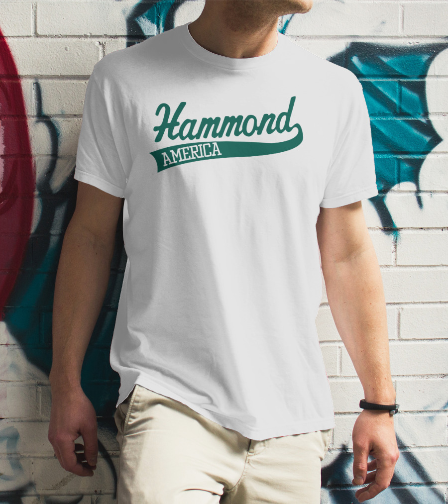 Hammond America Classic Script Baseball T-Shirt