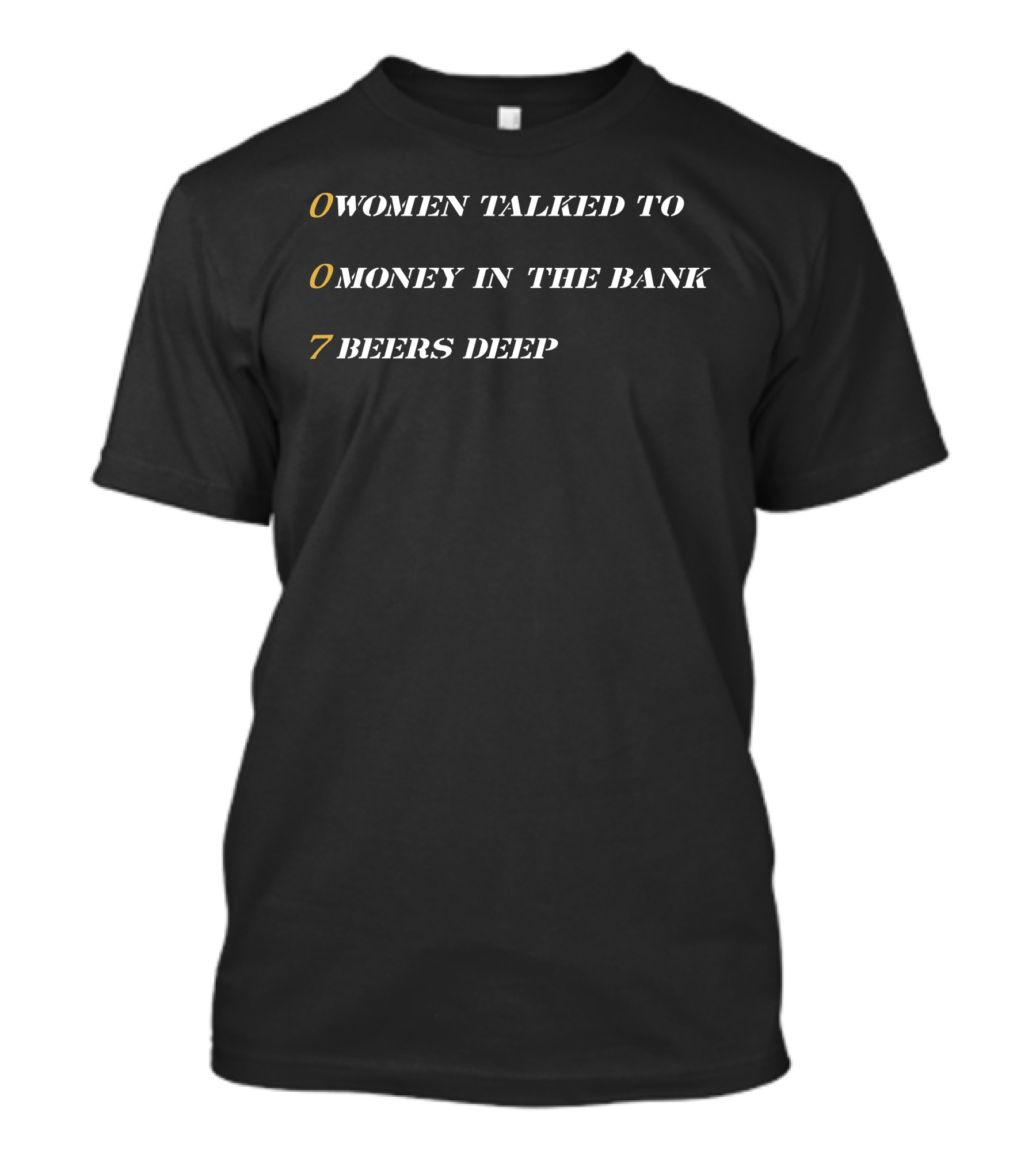 007 Women Talked To Money In The Bank 7 Beers Deep T-Shirt