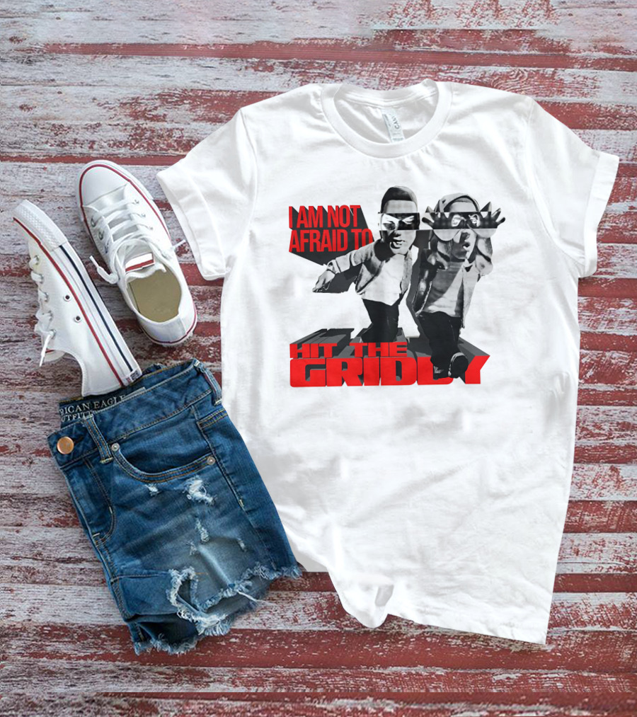 I Am Not Afraid To Hit The Griddy With Retro Dance Figures T-Shirt