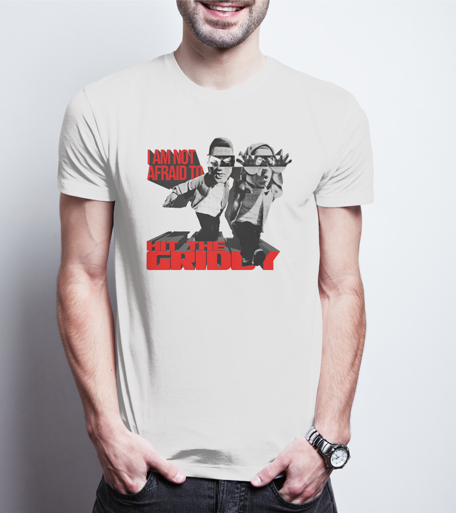 I Am Not Afraid To Hit The Griddy With Retro Dance Figures T-Shirt