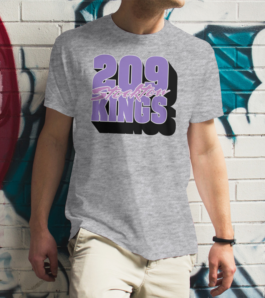 209 Stockton Kings Basketball Team T-Shirt