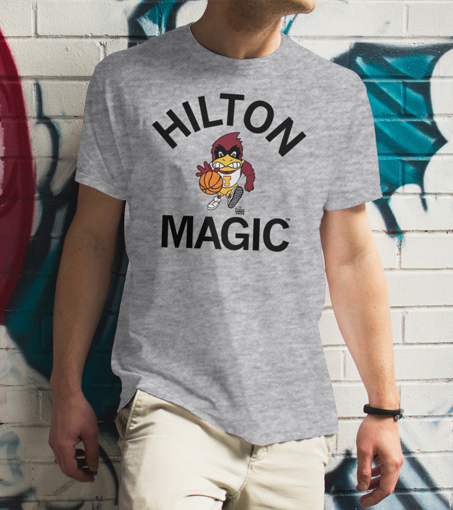 Hilton Magic Basketball Vintage Cyclone 1974 T-Shirt