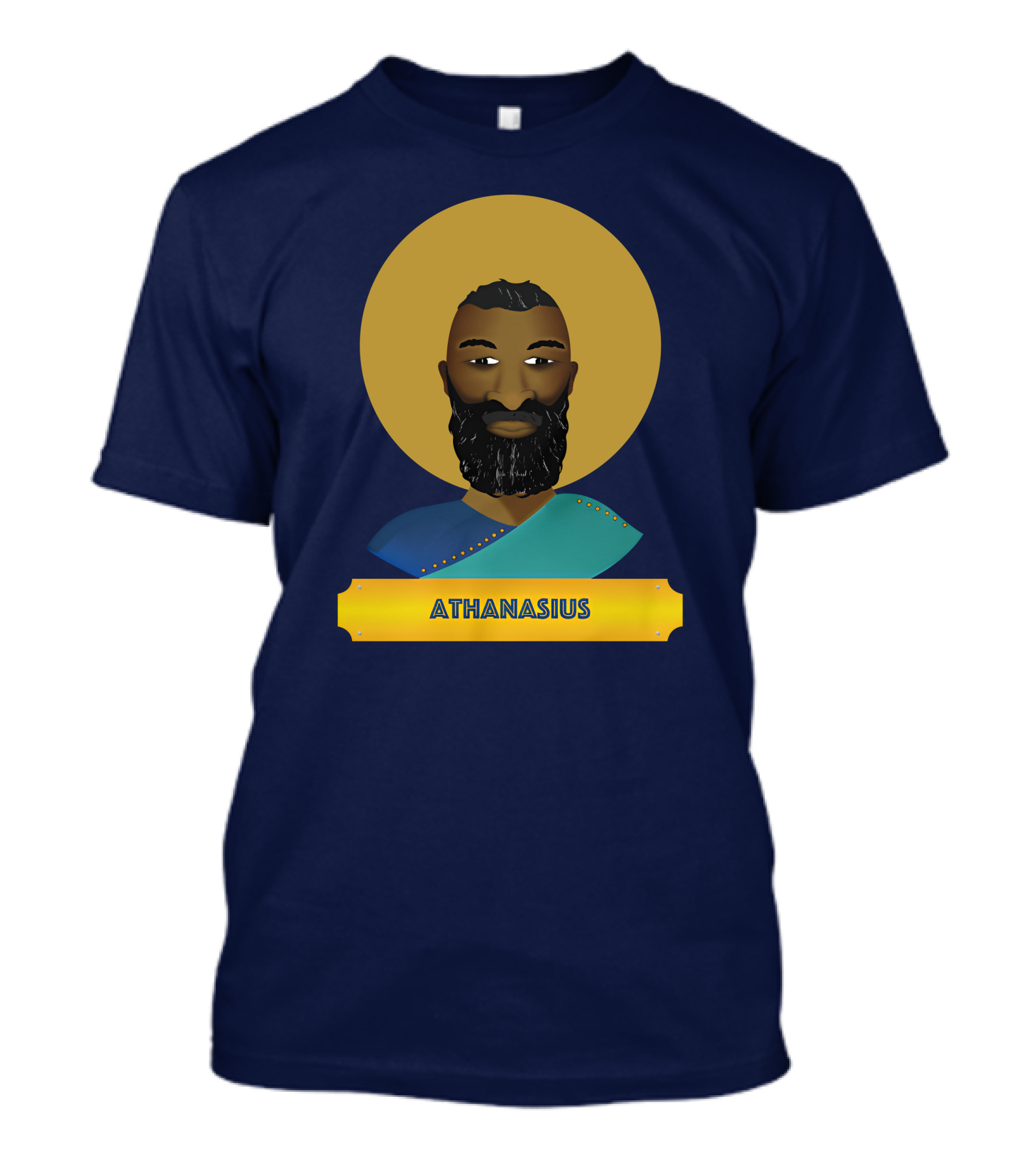 Athanasius Portrait Icon With Heritage Significance T-Shirt