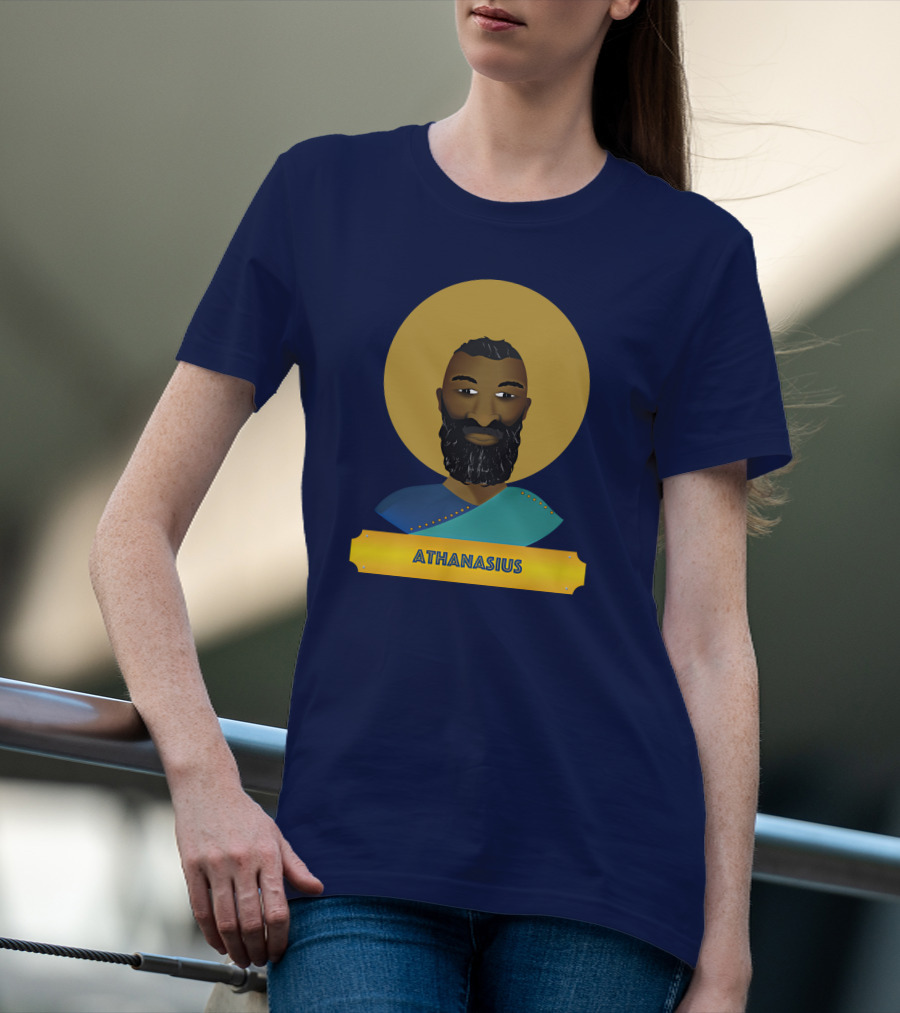 Athanasius Portrait Icon With Heritage Significance T-Shirt