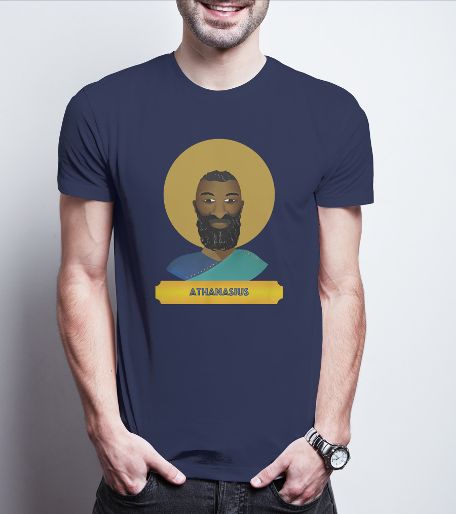 Athanasius Portrait Icon With Heritage Significance T-Shirt