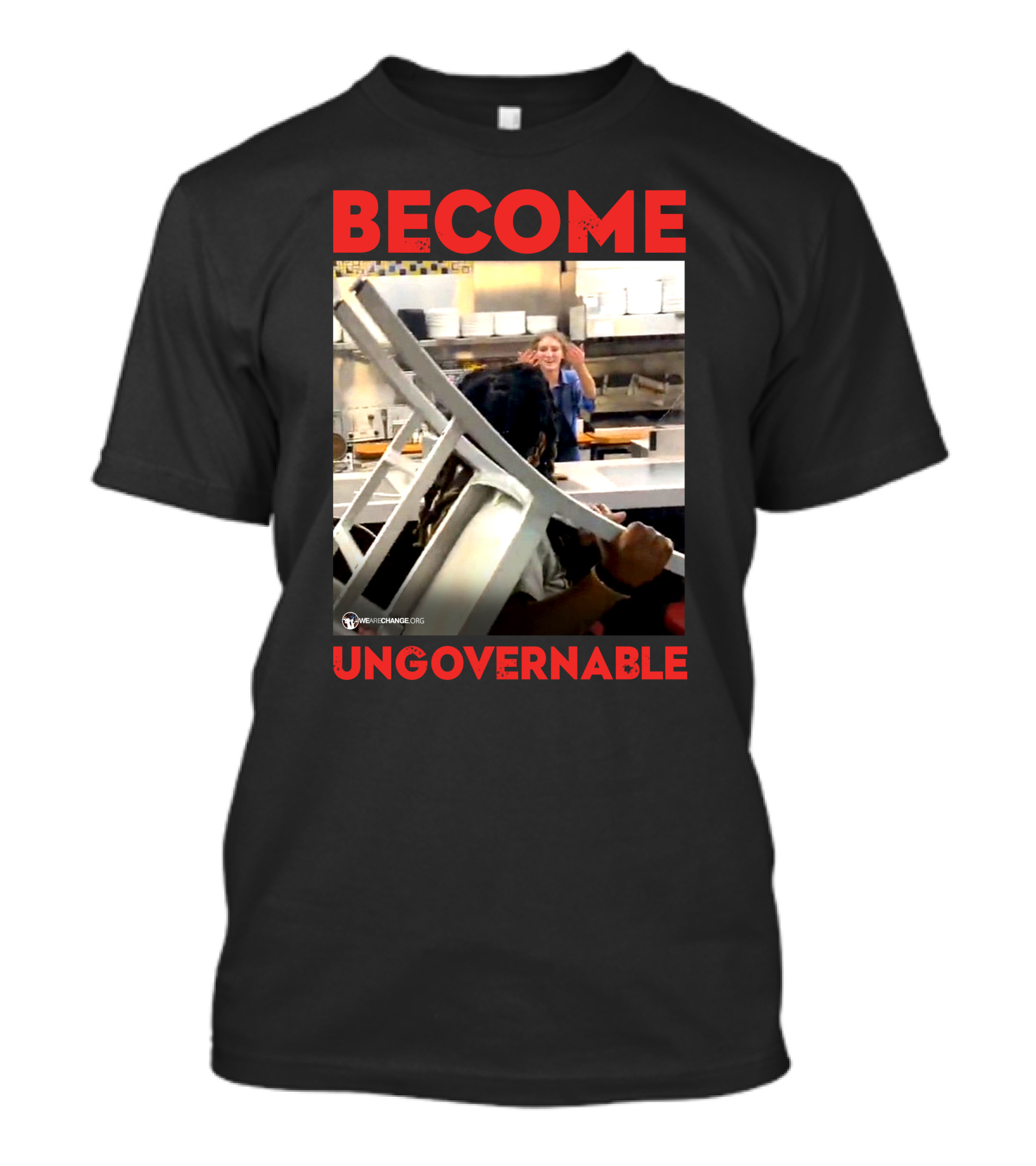 Become Ungovernable Waffle House Chair Incident T-Shirt