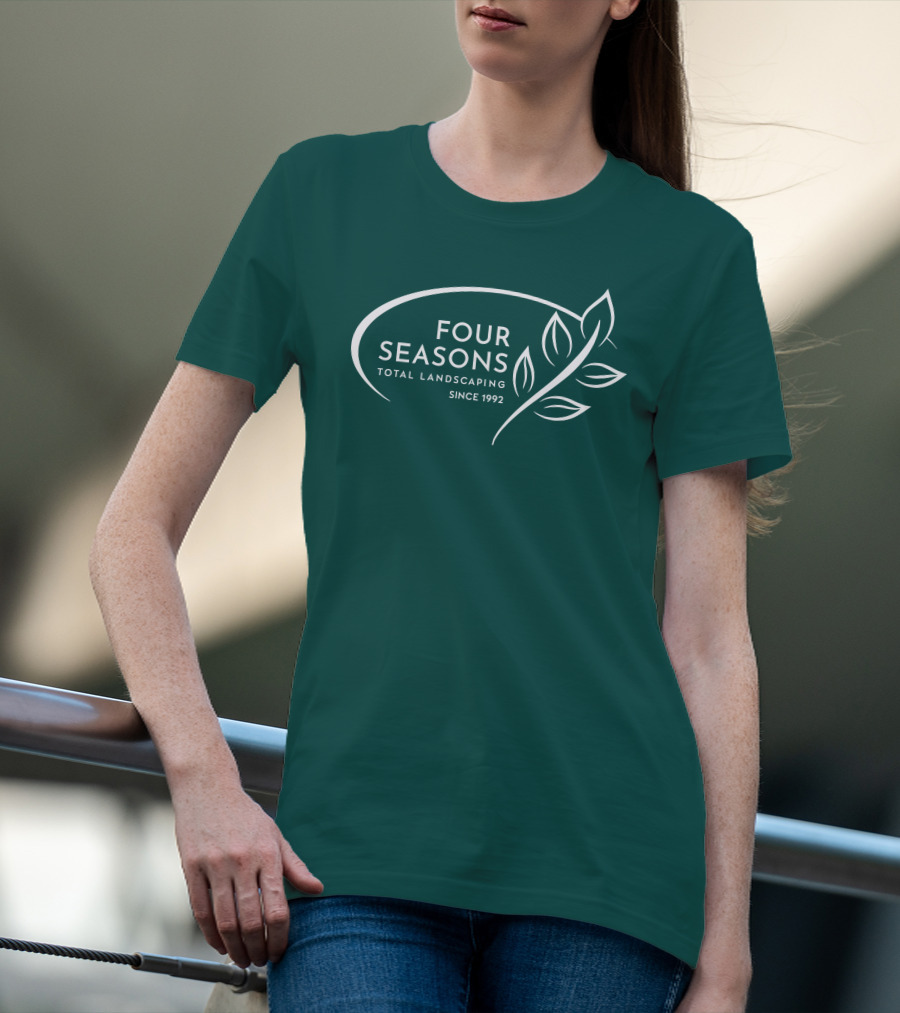 Four Seasons Total Landscaping Since 1992 Leaf T-Shirt