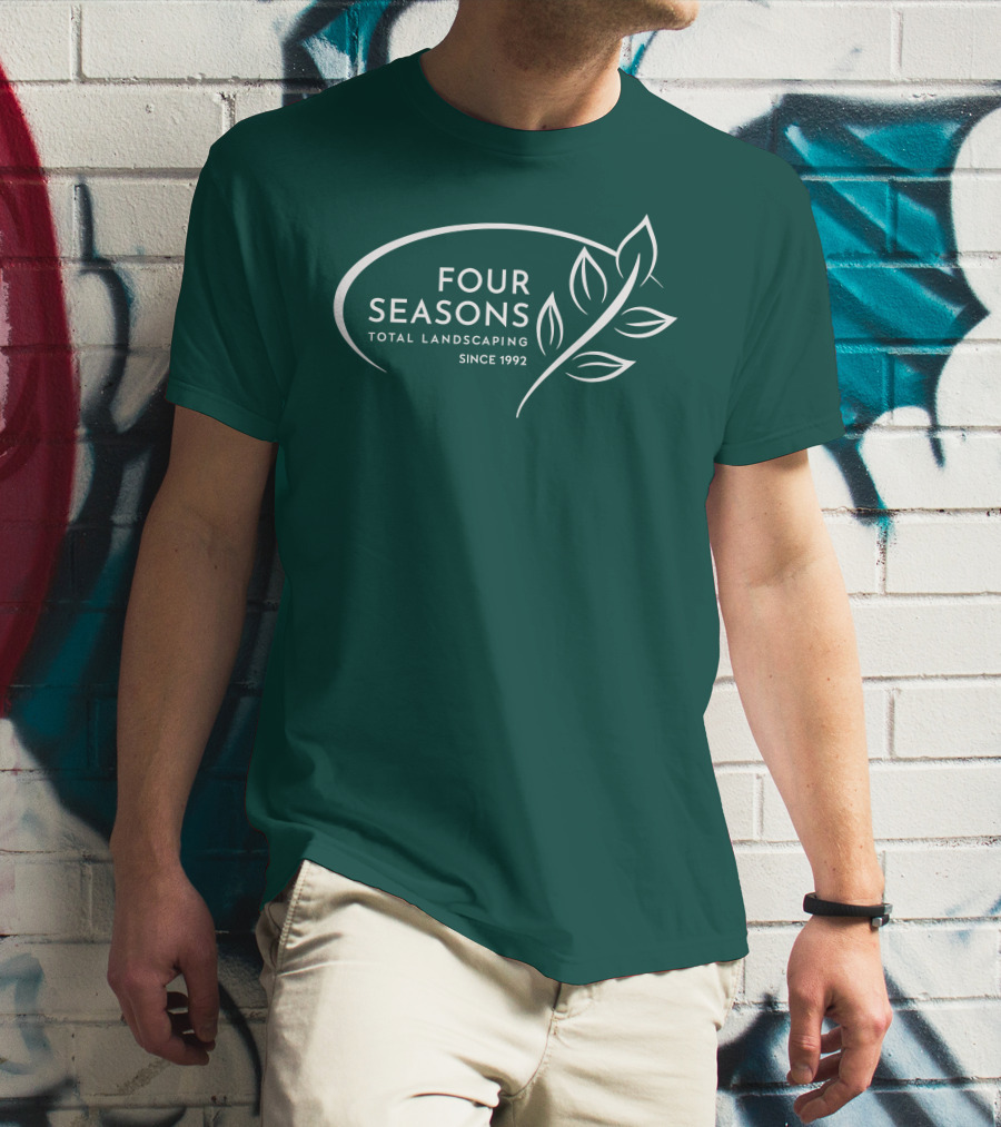 Four Seasons Total Landscaping Since 1992 Leaf T-Shirt