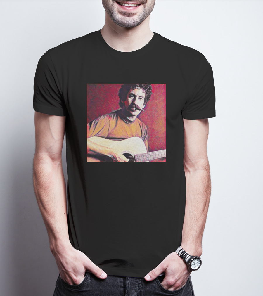 Matt Pinfield Jim Croce With Guitar T-Shirt