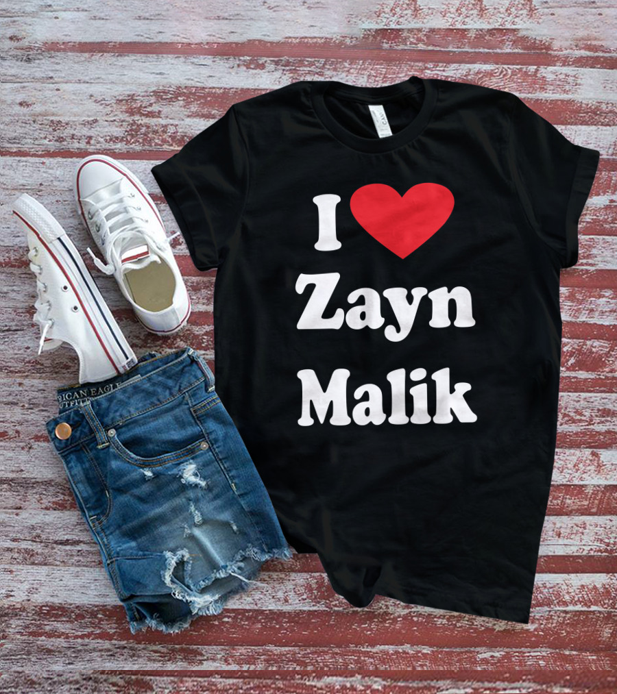 I Love Zayn Malik Alez Fireinside T-Shirt