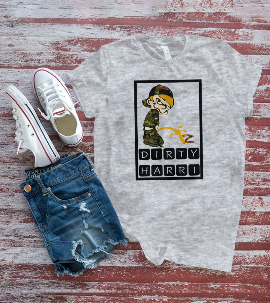 Dirty Harri Peeing Camo Kid T-Shirt