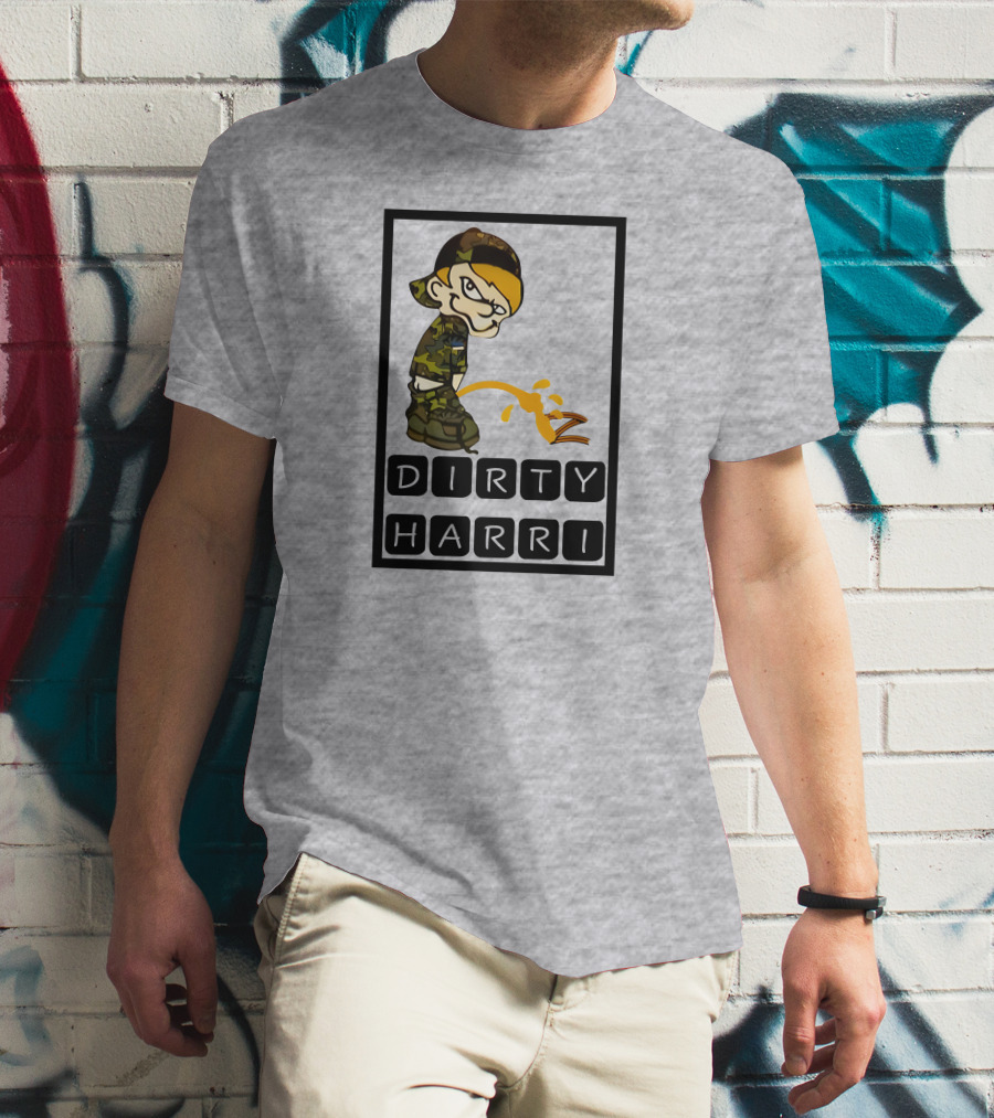 Dirty Harri Peeing Camo Kid T-Shirt
