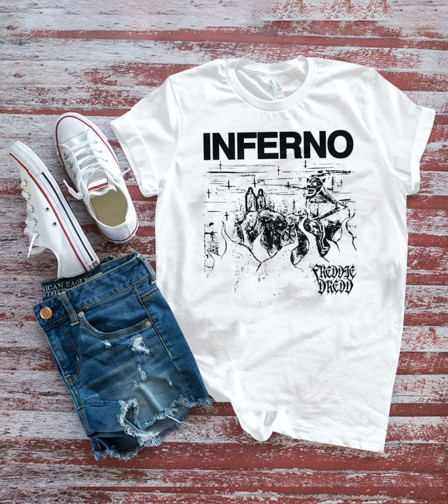 INFERNO Freddie Dredd Store White T-Shirt