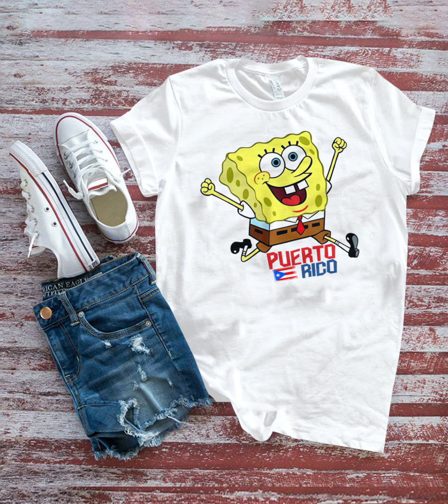 Ghetto Smosh Bob Esponja Puerto Rico T-Shirt