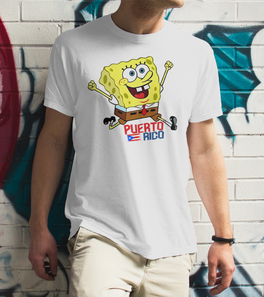Ghetto Smosh Bob Esponja Puerto Rico T-Shirt