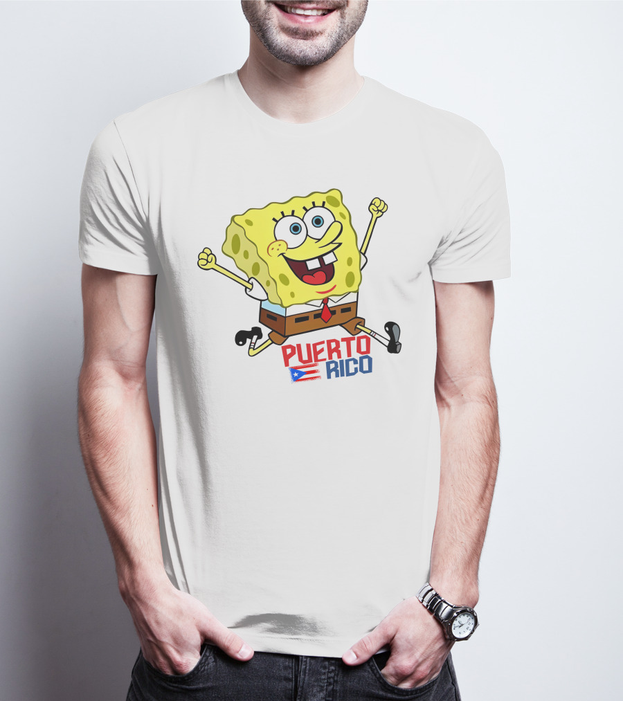 Ghetto Smosh Bob Esponja Puerto Rico T-Shirt