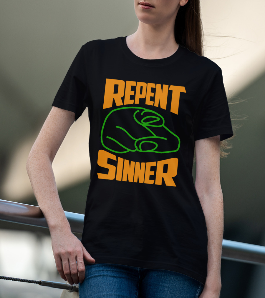Repent Sinner Meme Fightclubvideos T-Shirt