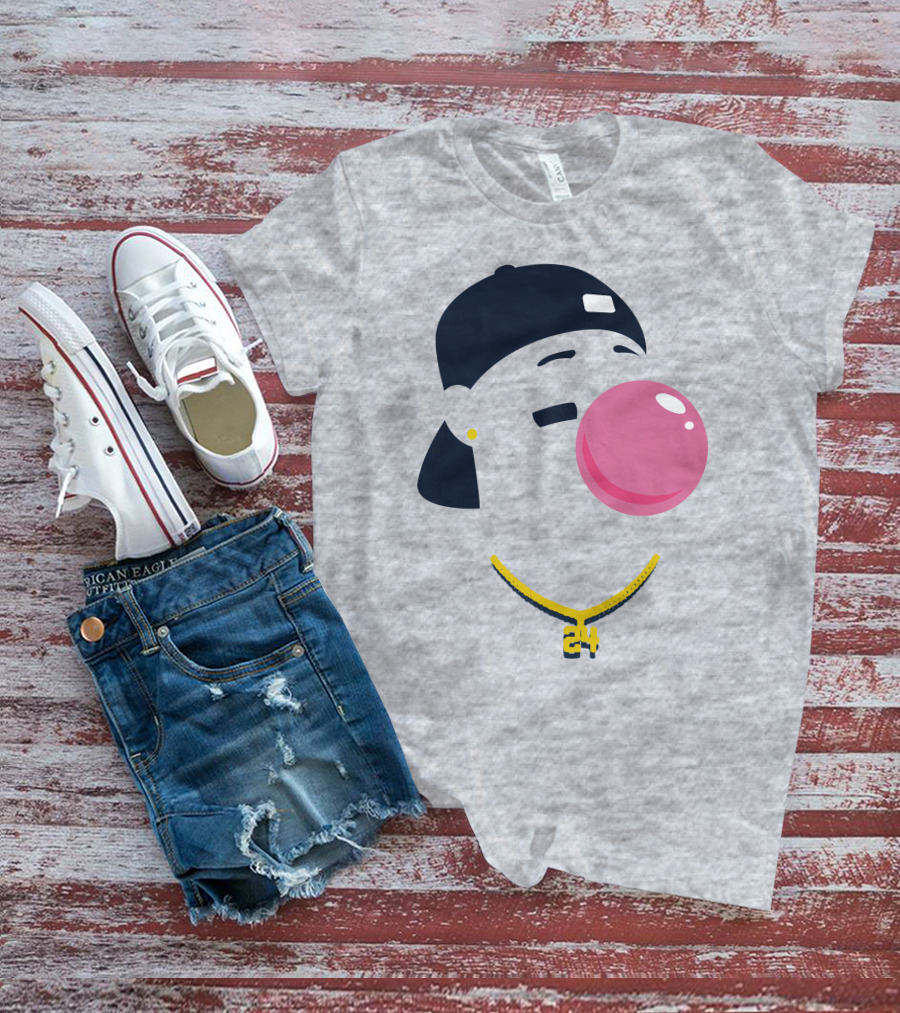 Your Favorite Player's Favorite Pl24er Iconic Style With Bubblegum And Cap T-Shirt