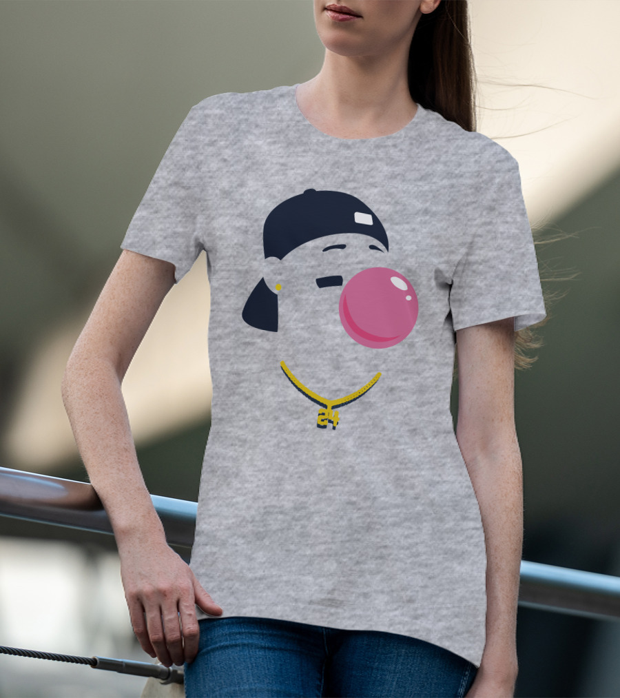 Your Favorite Player's Favorite Pl24er Iconic Style With Bubblegum And Cap T-Shirt