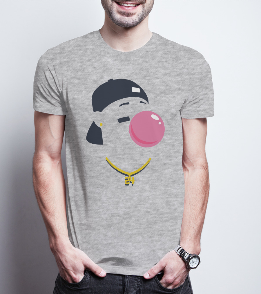 Your Favorite Player's Favorite Pl24er Iconic Style With Bubblegum And Cap T-Shirt